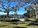 Relaxing fire pit area with waterfront view at 6009 Palm Key Ave, Oldsmar, FL 34677