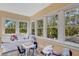 Playroom with daybed, white table and chairs, and large windows at 602 33Rd Street W Ct, Bradenton, FL 34205