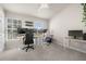 Home office with two workstations and plenty of light at 10334 Estero Bay Ln, Tampa, FL 33625