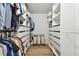 Spacious walk-in closet with ample shelving and hanging space at 1121 Belladonna Dr, Brandon, FL 33510