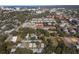 Wide aerial view of the community and surrounding area at 1247 S Martin Luther King Jr Ave # 107, Clearwater, FL 33756