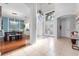 Two-story entry with double doors and hardwood floors at 18127 Sandy Pointe Dr, Tampa, FL 33647