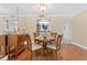 Dining room with a round table and four chairs at 201 W Laurel St # 503, Tampa, FL 33602