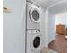 Convenient laundry room with stackable washer and dryer at 201 W Laurel St # 503, Tampa, FL 33602