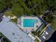 Lush, refreshing pool area at 201 W Laurel St # 503, Tampa, FL 33602