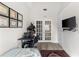 Office featuring hardwood floors, large windows, workspace and neutral paint at 340 1St N St # I, St Petersburg, FL 33701