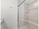 Large walk-in shower with glass enclosure at 340 1St N St # I, St Petersburg, FL 33701