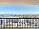 Stunning panoramic water view from private balcony at 400 Island Way # 1411, Clearwater Beach, FL 33767