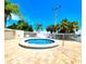 Community hot tub with palm trees nearby at 611 Destiny Dr # 207, Ruskin, FL 33570