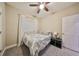 Cozy bedroom with a queen-size bed and ample closet space at 6337 Waves End Pl, Apollo Beach, FL 33572