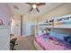' bedroom with a bunk bed and plenty of storage at 6337 Waves End Pl, Apollo Beach, FL 33572
