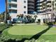 Private putting green for enjoying the outdoors at 1540 Gulf Blvd # 2107, Clearwater Beach, FL 33767