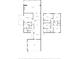 Detailed floor plan showcasing the layout of the home with labeled rooms at 3401 Avenida Madera # B, Bradenton, FL 34210