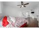 Large bedroom with a ceiling fan and lots of natural light at 4609 Horton Rd, Plant City, FL 33567