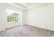 Spacious and bright main bedroom with large window, neutral carpet, and ample space at 5733 Heronpark Pl, Lithia, FL 33547