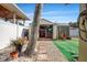 Backyard with storage shed and artificial turf at 7505 Eastmoor Ct, Tampa, FL 33615