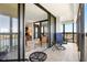 Spacious balcony offering stunning water views at 9415 Blind Pass Rd # 601, St Pete Beach, FL 33706