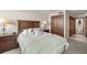 Bright bedroom with a comfortable queen-size bed and ensuite bathroom at 9415 Blind Pass Rd # 601, St Pete Beach, FL 33706