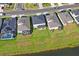 Aerial view of houses with pools at 10507 Daybreak Gln, Parrish, FL 34219