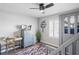 bedroom with a desk, dresser, and bunk bed at 10507 Daybreak Gln, Parrish, FL 34219