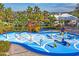 Community splash pad featuring fun, playful water features at 10507 Daybreak Gln, Parrish, FL 34219