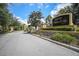 Gated entrance to Ventana at Waters Edge community at 11628 N Castine St, New Port Richey, FL 34654