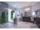 Modern bathroom featuring a glass-enclosed shower, soaking tub, and elegant vanity with double sinks at 5951 Bay Dr, Gulfport, FL 33707