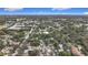 Aerial view of home and surrounding neighborhood at 1514 Sadlon Ave, Clearwater, FL 33756