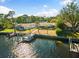 Waterfront home with private dock and large backyard at 152 Carlyle Dr, Palm Harbor, FL 34683