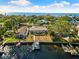 Waterfront property with a pool and private dock; stunning water views at 152 Carlyle Dr, Palm Harbor, FL 34683