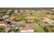 Aerial view of homes, golf course, and community at 2451 N Buckmeadow Loop, Hernando, FL 34442