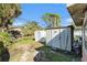 Backyard with shed and space for gardening at 3143 6Th S Ave, St Petersburg, FL 33712