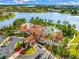 Luxury clubhouse with lakefront views and resort-style pool at 8376 Catamaran Cir, Lakewood Ranch, FL 34202