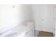 Bathroom with white cabinets and quartz countertops at 3430 Sarto Ln, Rotonda West, FL 33947