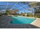 Large screened-in pool with plenty of space for lounging at 11114 Lake Sassa Dr, Thonotosassa, FL 33592