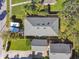 Aerial view showing home's location, landscaping, and nearby properties at 116 S Hale Ave, Tampa, FL 33609
