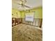 Charming bedroom awaiting transformation, featuring whimsical wall decor and a sunny window, perfect for imaginative design at 116 S Hale Ave, Tampa, FL 33609