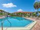 Inviting community swimming pool at 1515 Pinellas Bayway S # 40, St Petersburg, FL 33715