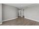 Large bedroom with hardwood floors and access to other rooms at 4015 Bayshore Blvd # 16A, Tampa, FL 33611