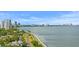 Stunning view of the cityscape and bay from a high-rise building at 4015 Bayshore Blvd # 16A, Tampa, FL 33611