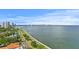 Scenic waterfront view with city skyline in the distance at 4015 Bayshore Blvd # 16A, Tampa, FL 33611