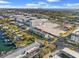 Aerial view of community highlighting the location near city, waterways, and amenities at 4500 37Th S St # 27, St Petersburg, FL 33711
