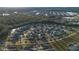 Wide aerial view of a large residential neighborhood at 6670 Paden Wheel St, Zephyrhills, FL 33541