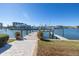 Private dock with access to the water at 15 Marina Ter, Treasure Island, FL 33706
