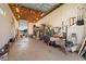 Spacious workshop with ample storage shelving at 15435 27Th E Ct, Parrish, FL 34219