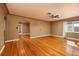 Spacious living room featuring hardwood floors at 2621 13Th N St, St Petersburg, FL 33704