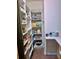 Well-organized pantry with ample shelving for storage at 11112 Roseate Dr, Tampa, FL 33626