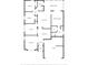 Floor plan showcasing a 3-bedroom, 2-bath layout at 1202 Sawdust Ct, Valrico, FL 33596