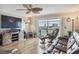 Relaxing living room with water views and hardwood floors at 143 94Th Ave # 2, Treasure Island, FL 33706