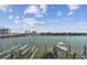 Stunning water view with boats and city skyline in background at 143 94Th Treasure Island Ave # 2, Treasure Island, FL 33706